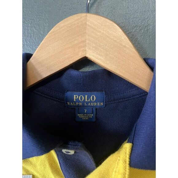 Polo Ralph Lauren Youth Boys Blue Short Sleeve Polo Shirt Size 7 - Picture 3 of 3